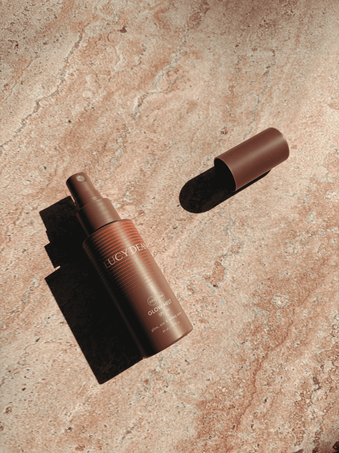 Lucy Dean Glow Mist 50ML with cap off