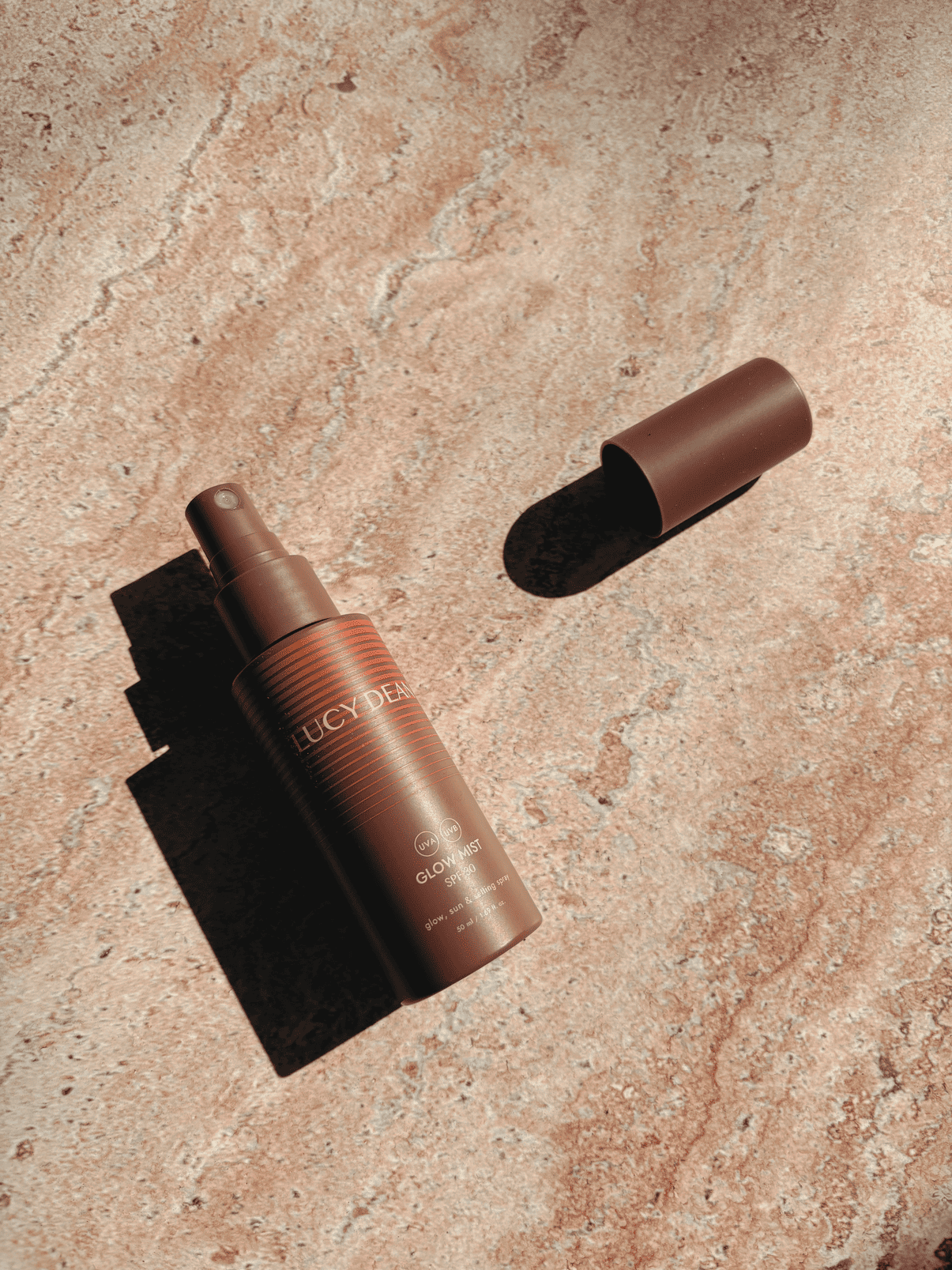Lucy Dean Glow Mist 50ML with cap off